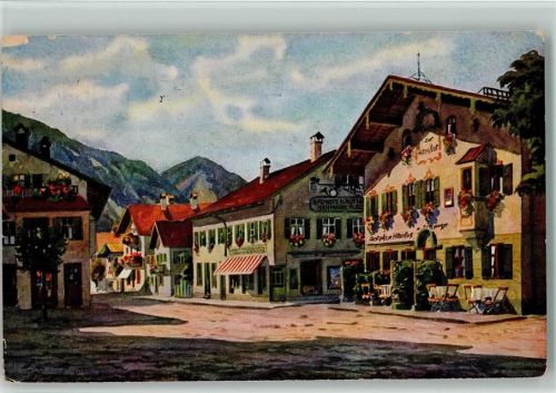 Oberammergau 1934 Nr. 816 Bodenseeverlag - am Hauptplatz AK