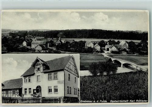 Grebenau Gasthaus Karl Rohleder