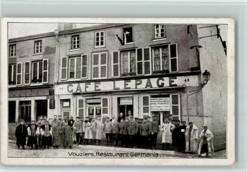 Vouziers Gasthaus Germania Café Lepage
