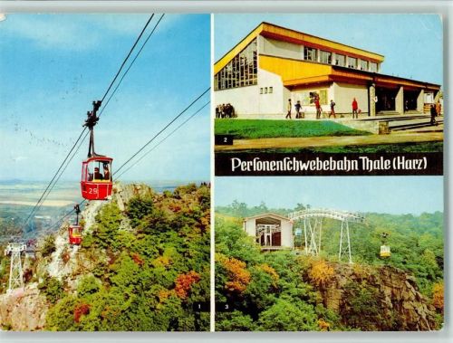 Thale Bergstation , Seilbahn 1981 AK