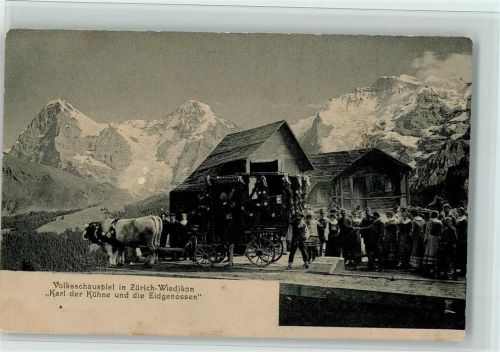 Volksschauspiel "Karl der Kühne u.d. Eidgenossen AK