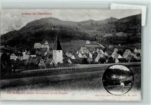 Eschenbach 1909 Carl Ellers Postkarten 8041 - Teilansicht AK