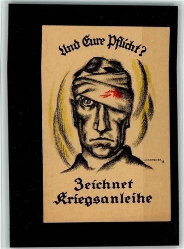 Verwunderter Soldat sign. Horrmeyer