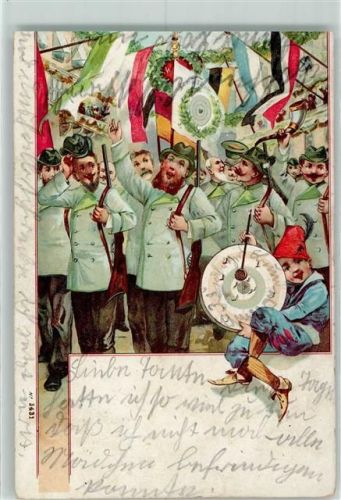 1905 Lithographie AK