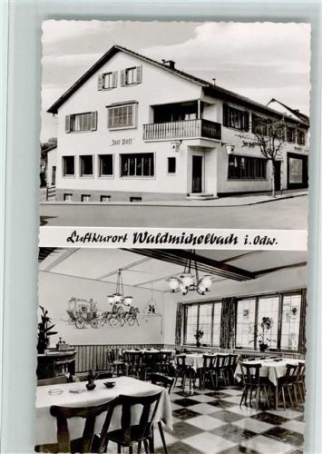 Wald-Michelbach Gasthaus Zur Post Innenaufnahme Gastraum