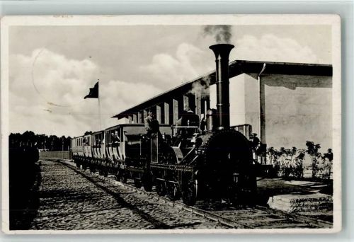 100 Jahre Deutsche Eisenbahn - Ausstellungsgelände mit Eisenbahn