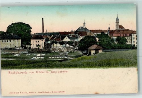 Bischofswerda Bischofswerda vom Goldbacher-Berg gesehen