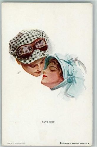 Auto Kiss - Verlag Reinthal & Newmann Nr. 300 - Harrison Fisher