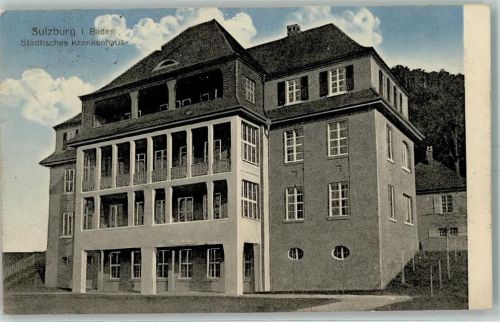 Sulzburg 1913 Städtisches Krankenhaus