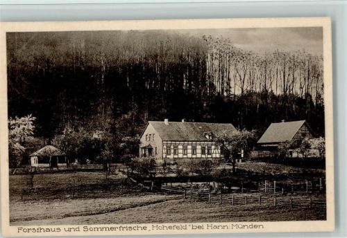 Hann Münden Forsthaus Hohefeld 1930 AK