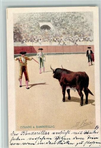Nr. 514 Spanien - Citando A Banderillas ca 1905 AK
