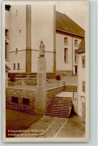 Meßkirch Kriegerdenkmal Enthüllung 1934