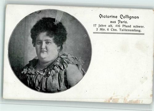 Variete - Voctorine Collignon 416 Pfund schwer - Dicke Frau
