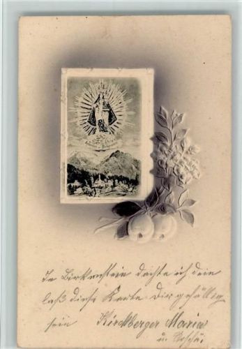 Andechs 1912 Passepartout - Reliefdruck - Gnadenbild