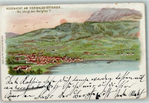 1900 Wo steigt der Bergfex? Verlag Carl Künzli 5012 AK
