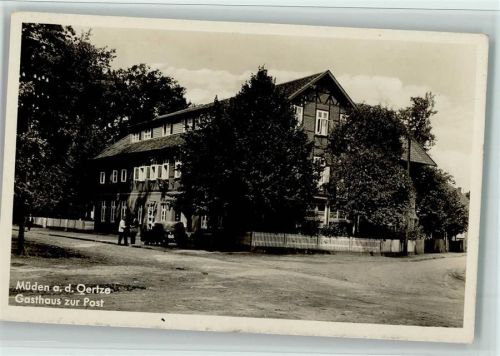 Müden ca 1938 Gasthaus zur Post, gute Erhaltung AK