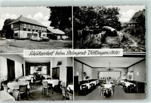 Dötlingen Schützenhof Steingrab AK