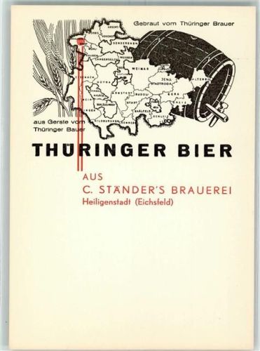 Bernterode Ständers Brauerei - Thüringer Bier AK