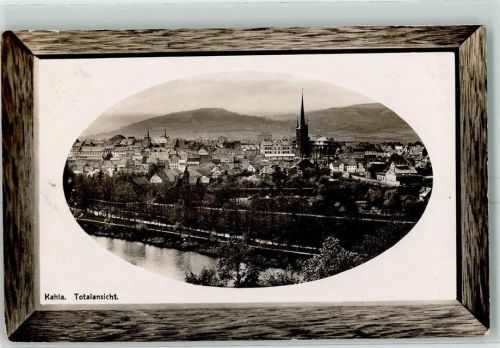 Kahla 1912 Passepartout Holzrahmen