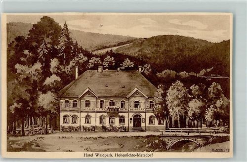 Metzdorf Hotel Waldpark sign K. Emlupal