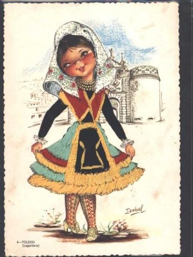 Tracht aus Toledo sign. Isabel