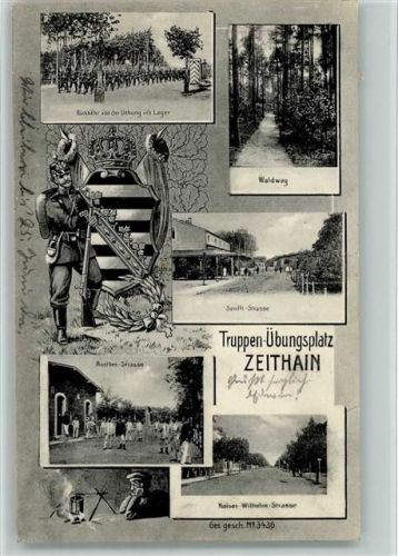 Zeithain Versch. Abbildungen, Wappen, Nr. 407 Verlag Reinhardt
