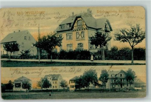 Bad Oppelsdorf Erholungsheim Rudelsburg Försters Logierhaus Erika Willkommen