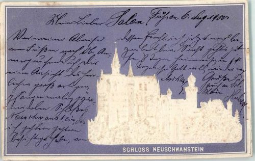 Hohenschwangau 1907 Schloss Neuschwanstein