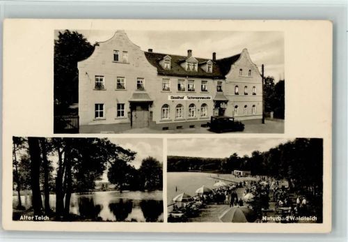 Dahlen Gasthaus Schmannewitz Alter Teich Naturbad Waldteich