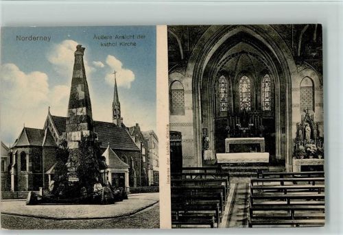 Norderney Kath. Kirche Innenaufnahme Denkmal 2-Bildaufnahme
