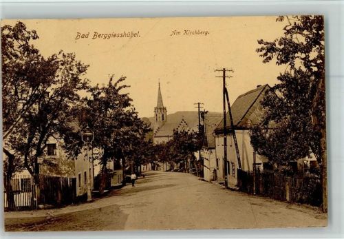01816 O8302 Kurort Berggießhübel - Am Kirchberg Ortsansicht