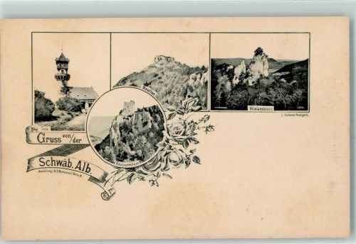Teck Druck 1890 - 1895 Schwäbisch Alb.