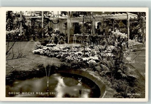 Charlottenburg 1957 + Sonderstempel Grüne Woche 9.2.57