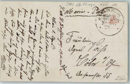 MSP Nr. 107 20.11.1917 S.M.S. Dörflingen Bild: Marine Zivildienst
