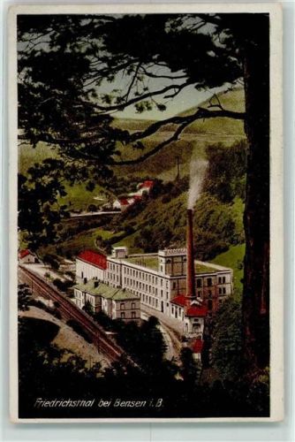 Benesov nad Ploucnici Friedrichsthal Fabrik Schornstein Rauch