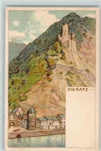 St. Goarshausen Burg Katz