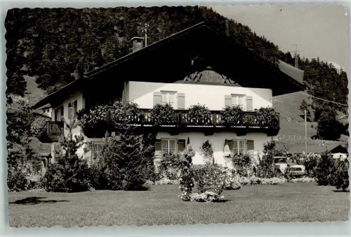 Wallgau Haus Alpenkranz Ort lt. Stempel