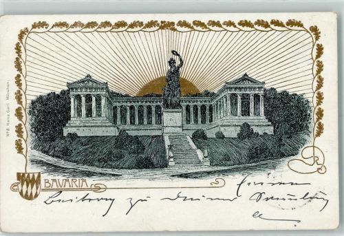 München 1898 Sonnenaufgang