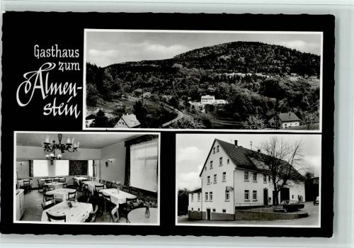 Vorderheubach Gasthaus "Zum Almenstein", sehr gute Erhaltung AK