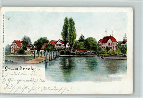Kressbronn 1904 Gruss aus - sign Kallee