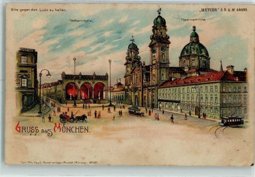 München 1899 Gruss aus Verlag Hayd Nr. 601 AK