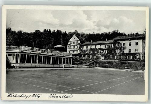 Wartenberg Kuranstalt Tennisplatz