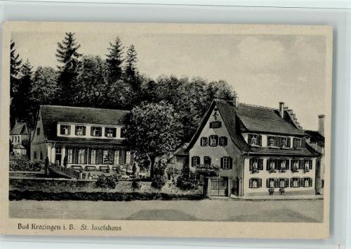 W7812 Bad Krozingen Hans Pernat Verlag - St. Josefshaus, gute Erhaltung AK Verlag Künstlerkarte