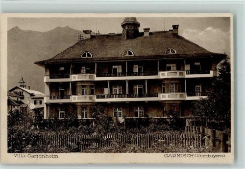 Garmisch 1928 Villa Gartenheim AK