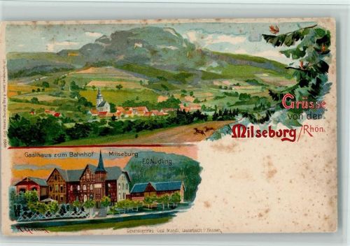 Milseburg Gesamtansicht Gasthaus zum Bahnhof 2-Bildaufnahme