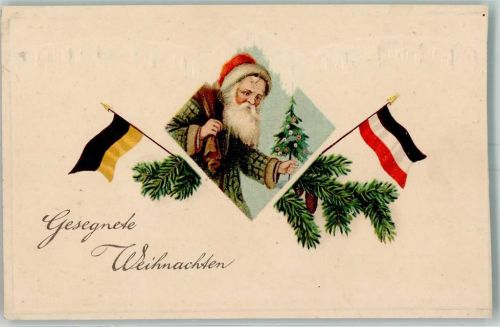 1915 WK I Zweibund Fahnen AK e3