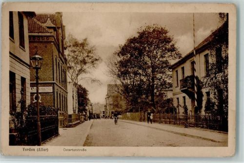 Verden 1918 Ostertorstraße AK