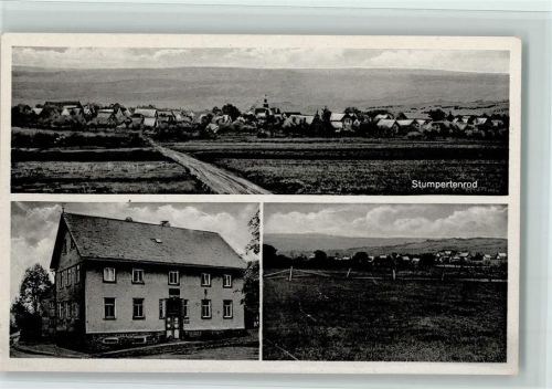 Stumpertenrod Gesamtansicht Ortsansichten 3-Bildaufnahme