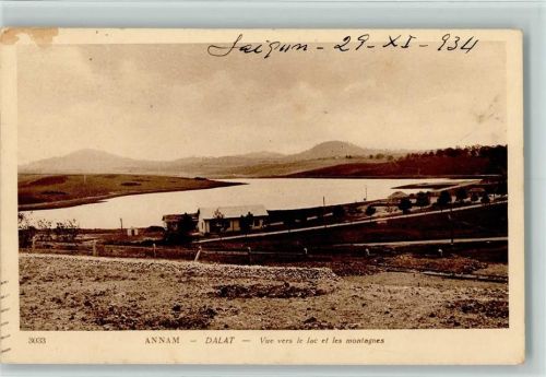 Saigon 1934 Annam - Dalat - Vue vers le lac et les montagnes - AK