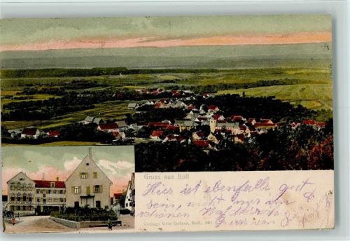 Boll 1908 Gasthaus zur Post AK